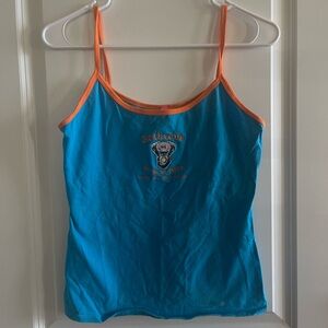 Vintage Blue and Orange Y2K Tank Top